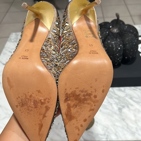 Rene Caovilla Cinderella slippers - Picture 3 of 4